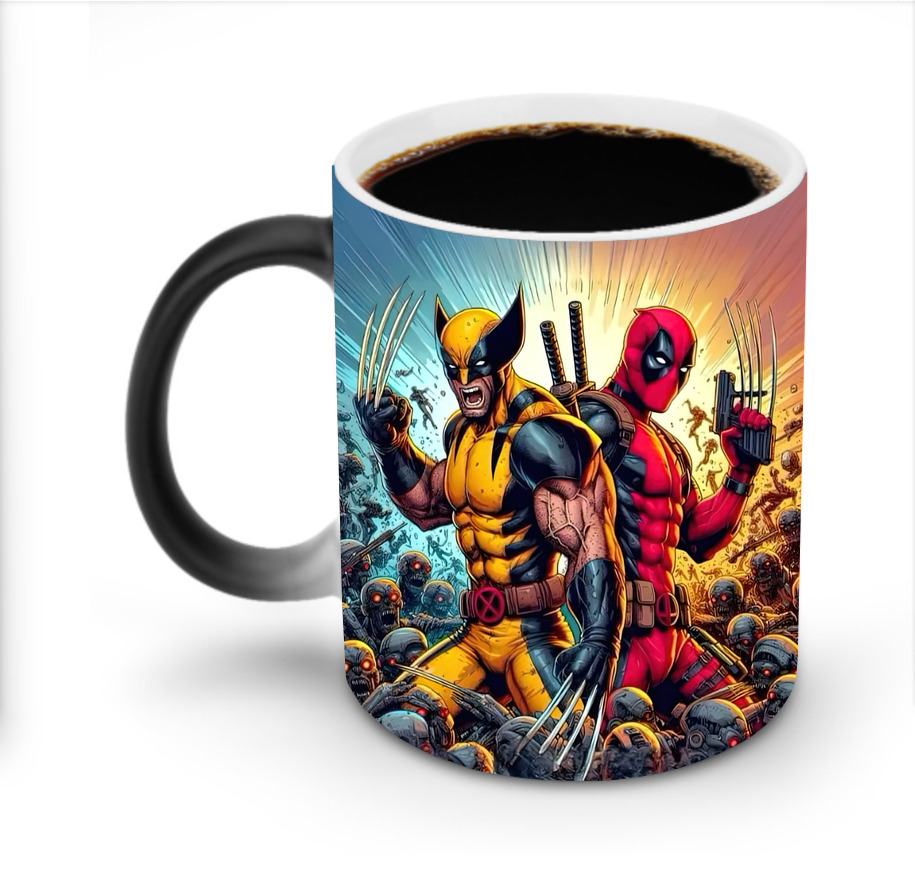 （画像用） Deadpool デッドプール 温度変色マグカップ