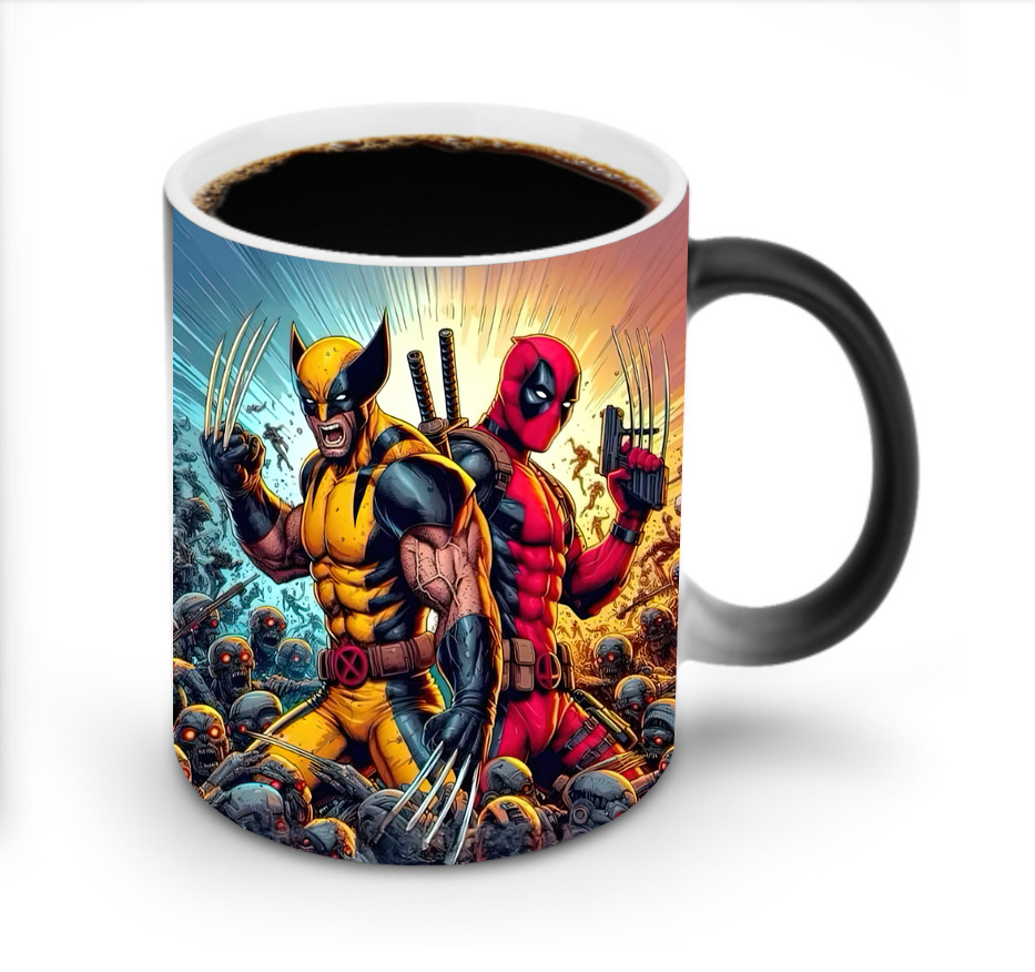 （画像用） Deadpool デッドプール 温度変色マグカップ