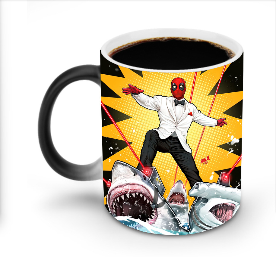 （画像用） Deadpool デッドプール 温度変色マグカップ