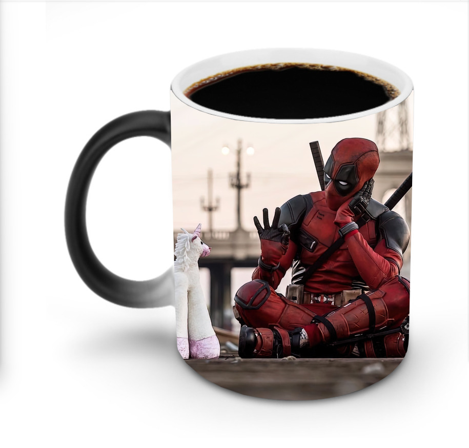 （画像用） Deadpool デッドプール 温度変色マグカップ