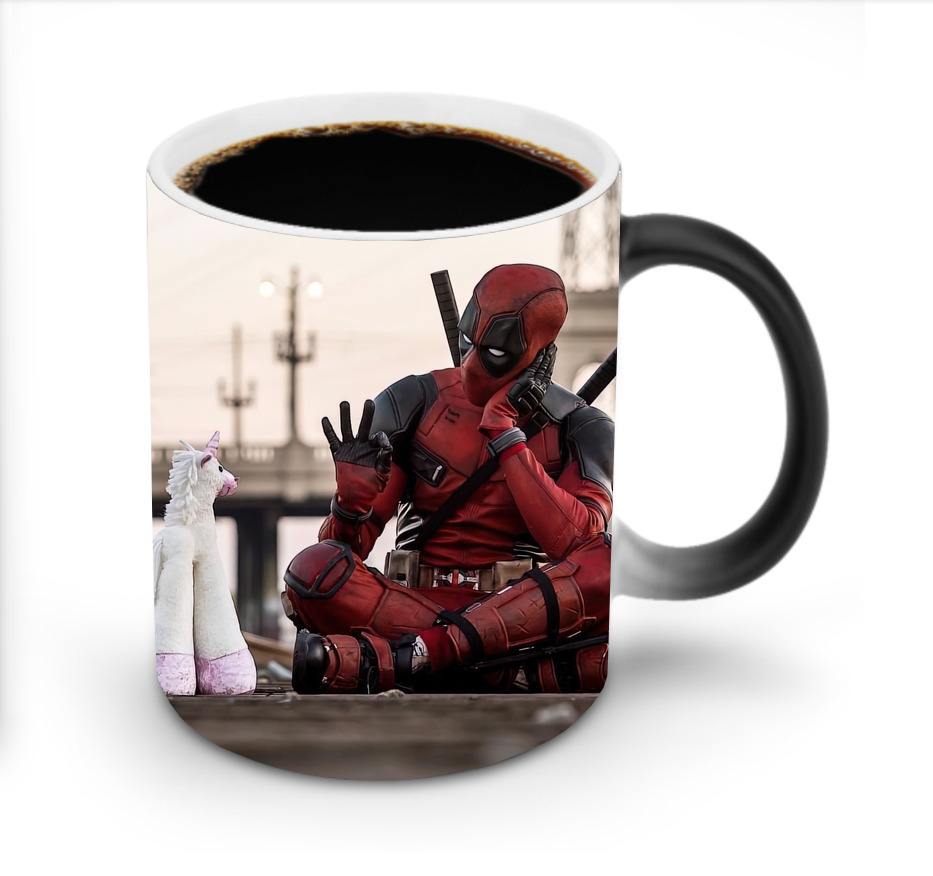 （画像用） Deadpool デッドプール 温度変色マグカップ
