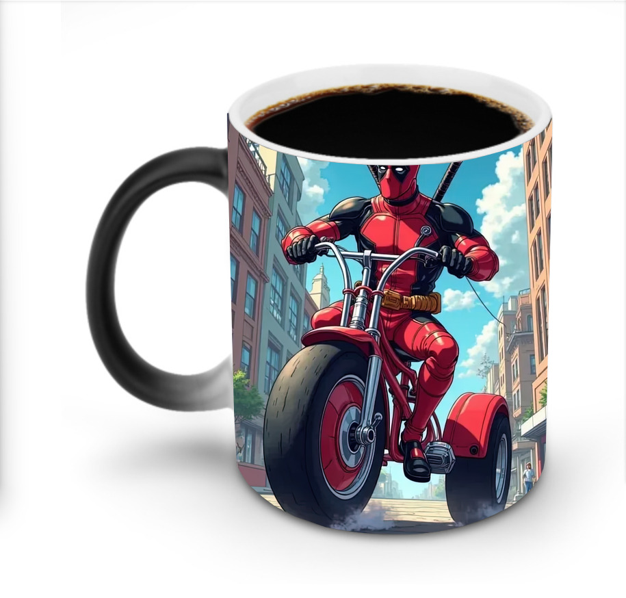 （画像用） Deadpool デッドプール 温度変色マグカップ
