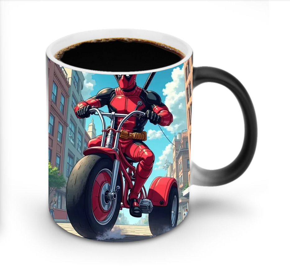 （画像用） Deadpool デッドプール 温度変色マグカップ