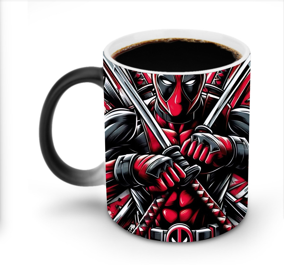（画像用） Deadpool デッドプール 温度変色マグカップ