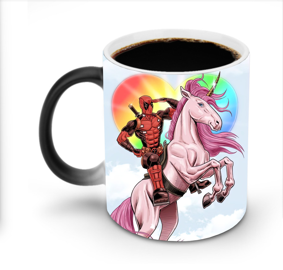 （画像用） Deadpool デッドプール 温度変色マグカップ