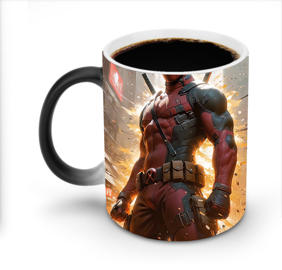 （画像用） Deadpool デッドプール 温度変色マグカップ