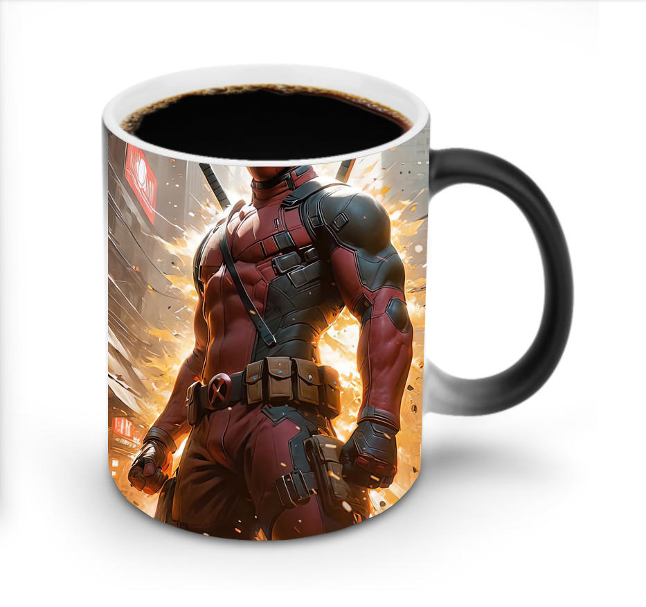 （画像用） Deadpool デッドプール 温度変色マグカップ