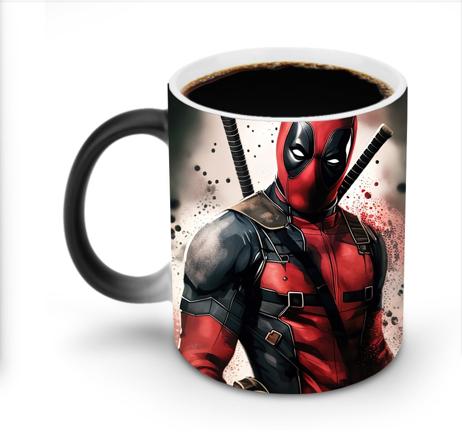 （画像用） Deadpool デッドプール 温度変色マグカップ