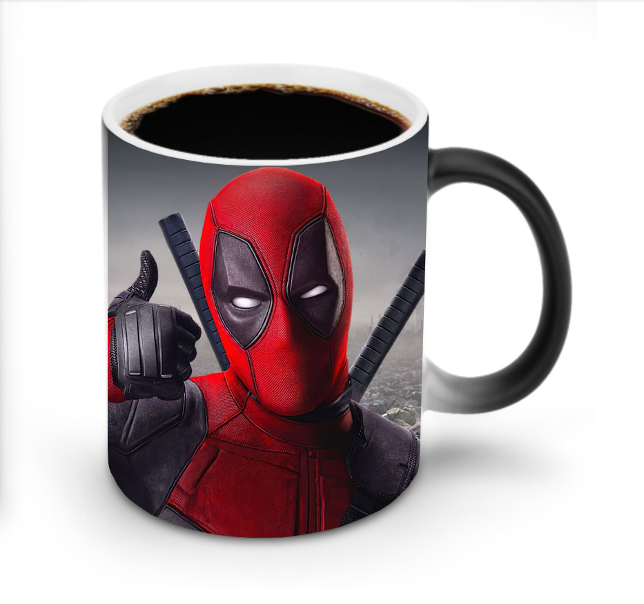 （画像用） Deadpool デッドプール 温度変色マグカップ