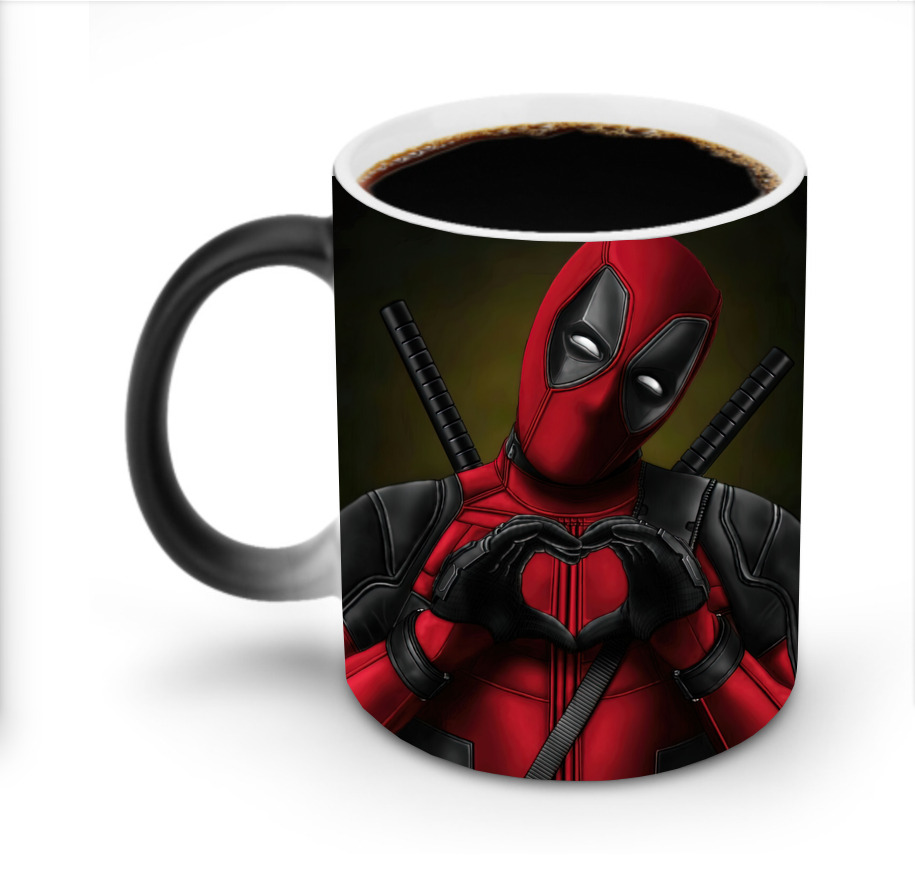 （画像用） Deadpool デッドプール 温度変色マグカップ