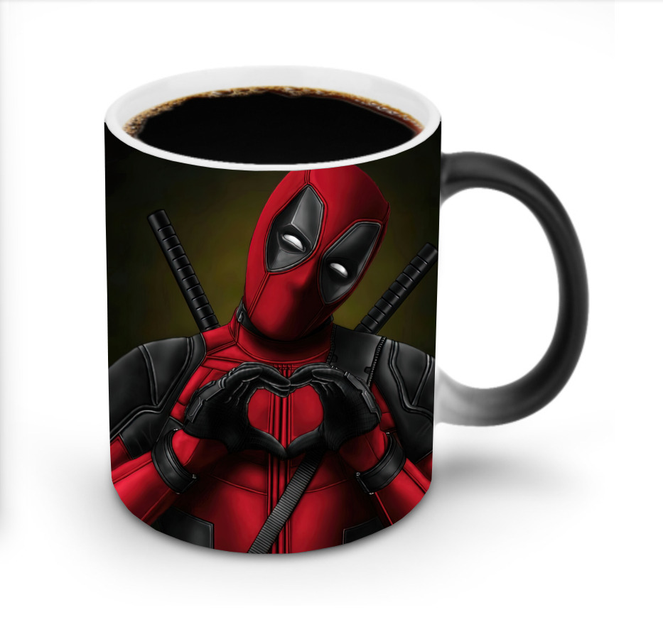 （画像用） Deadpool デッドプール 温度変色マグカップ