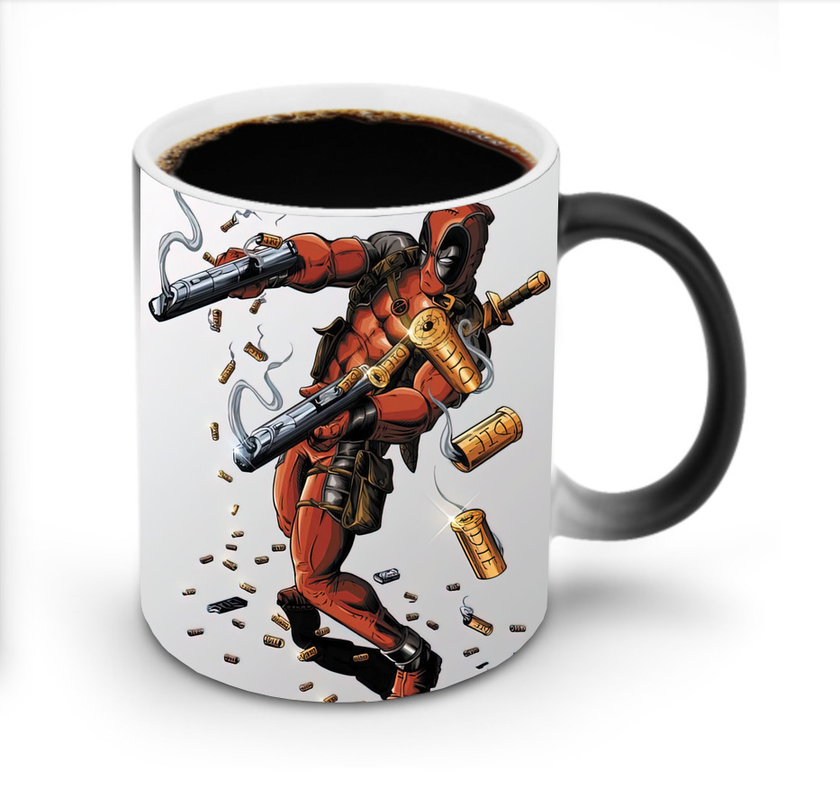 （画像用） Deadpool デッドプール 温度変色マグカップ