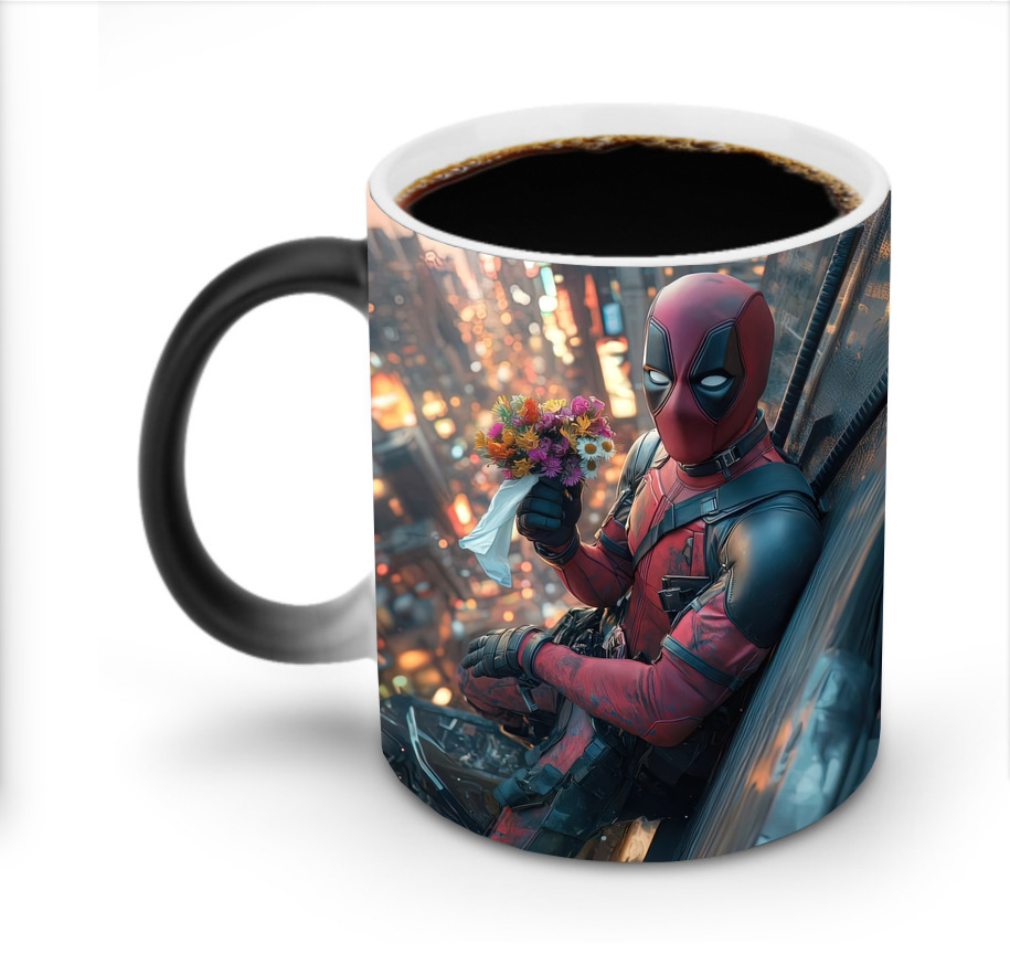 （画像用） Deadpool デッドプール 温度変色マグカップ
