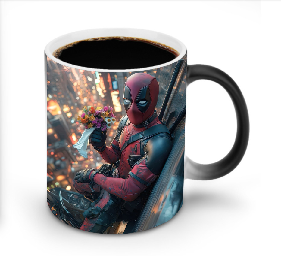 （画像用） Deadpool デッドプール 温度変色マグカップ