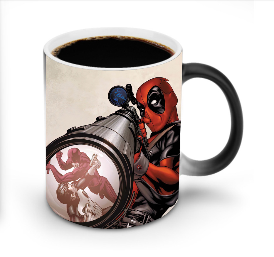 （画像用） Deadpool デッドプール 温度変色マグカップ