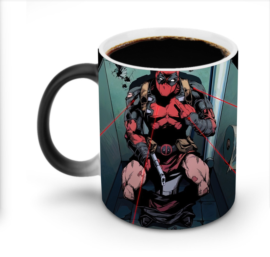 （画像用） Deadpool デッドプール 温度変色マグカップ