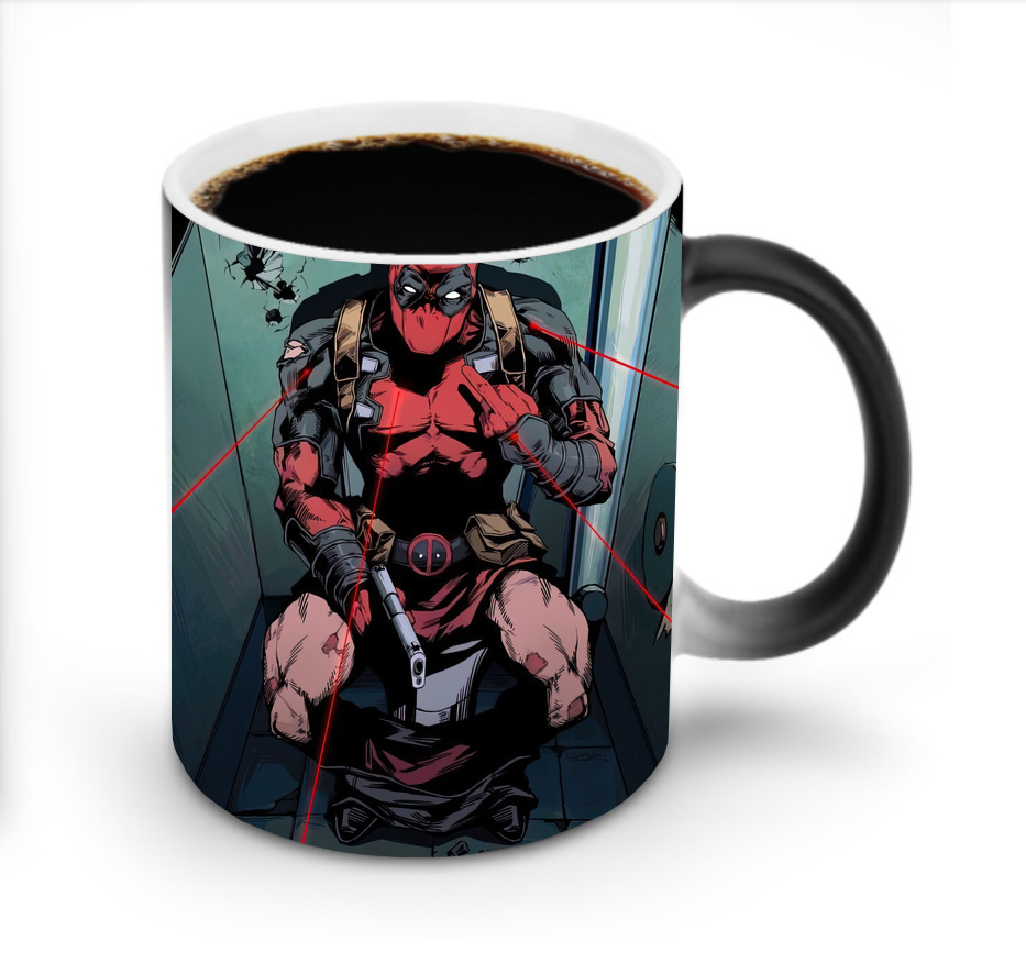 （画像用） Deadpool デッドプール 温度変色マグカップ