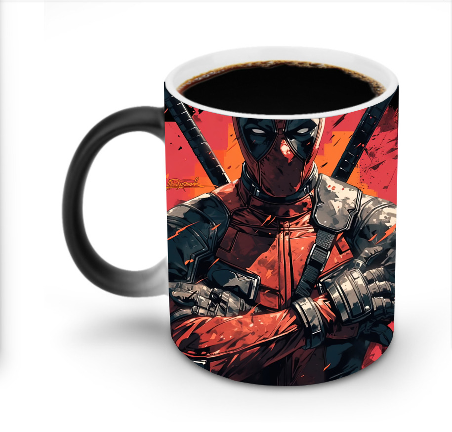 （画像用） Deadpool デッドプール 温度変色マグカップ