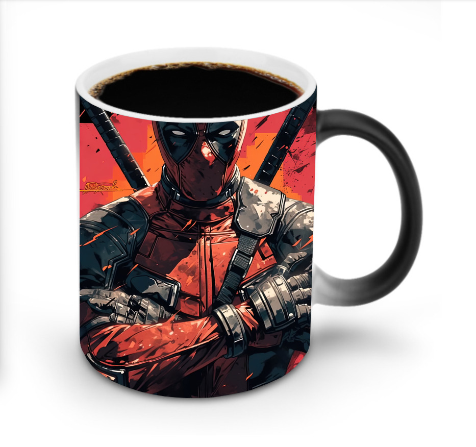 （画像用） Deadpool デッドプール 温度変色マグカップ