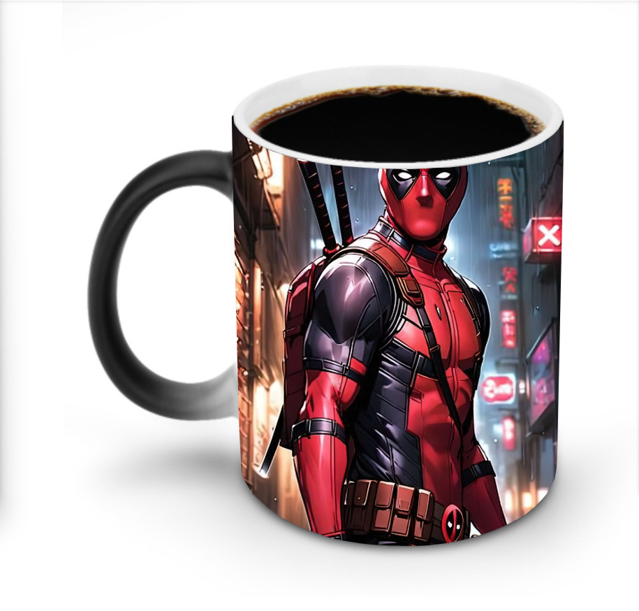 （画像用） Deadpool デッドプール 温度変色マグカップ