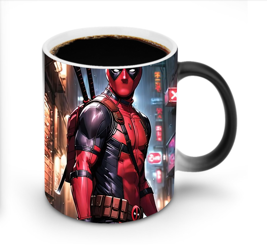 （画像用） Deadpool デッドプール 温度変色マグカップ