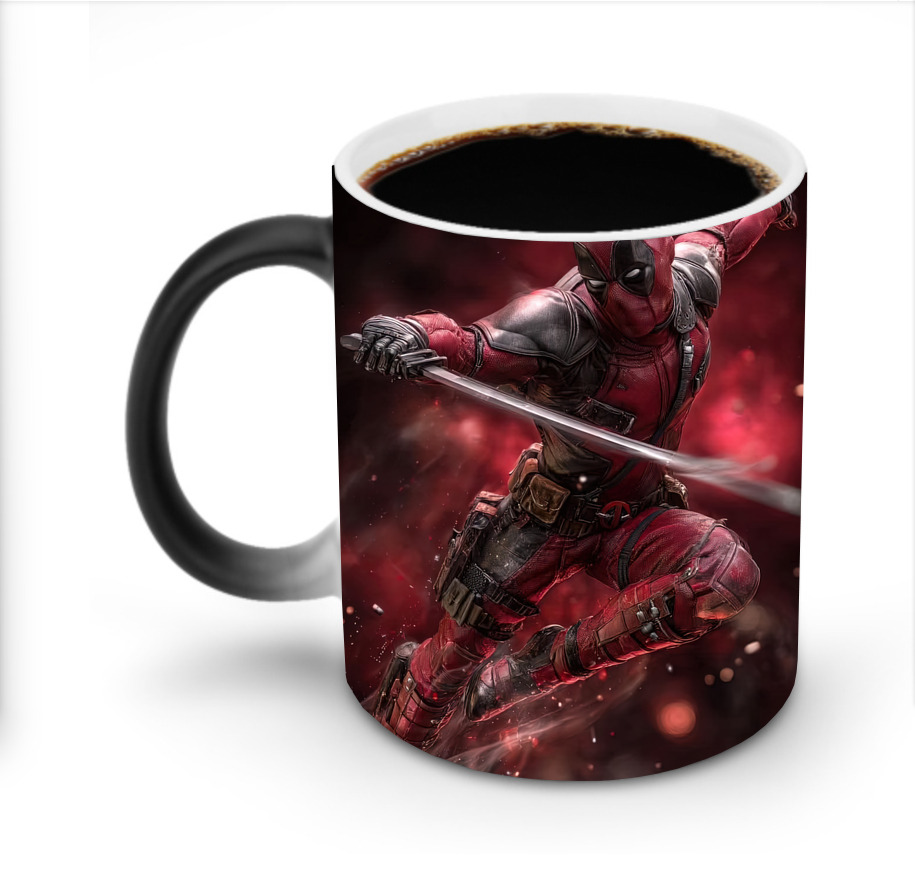 （画像用） Deadpool デッドプール 温度変色マグカップ