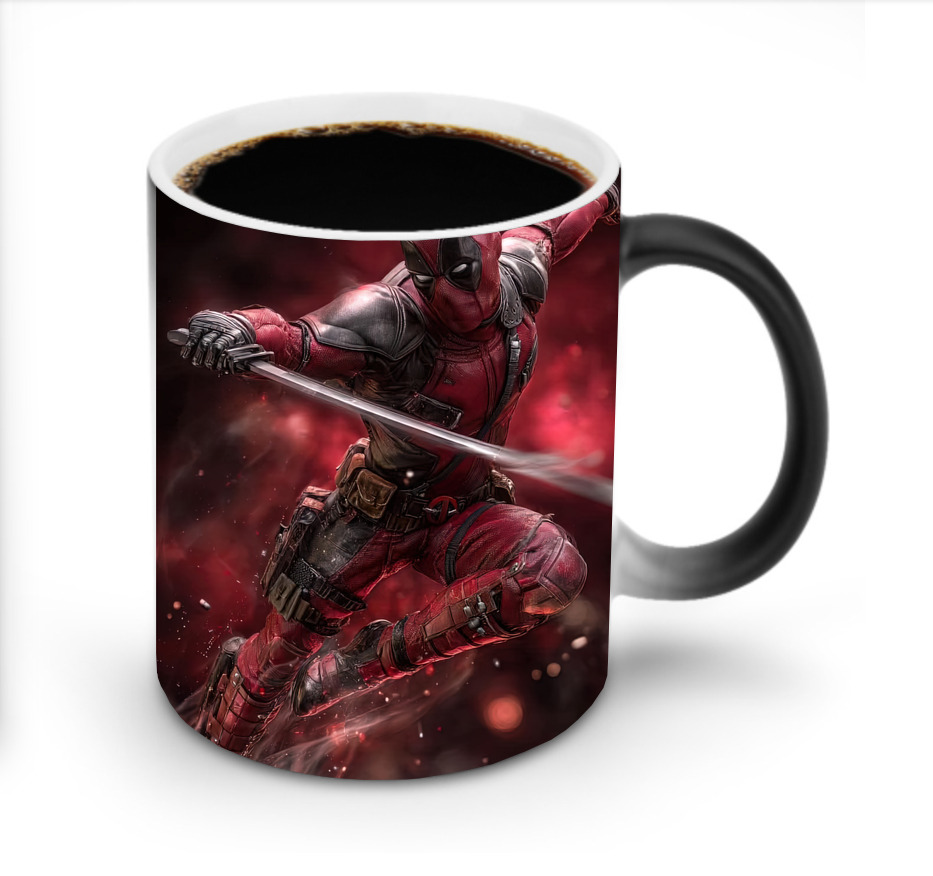 （画像用） Deadpool デッドプール 温度変色マグカップ