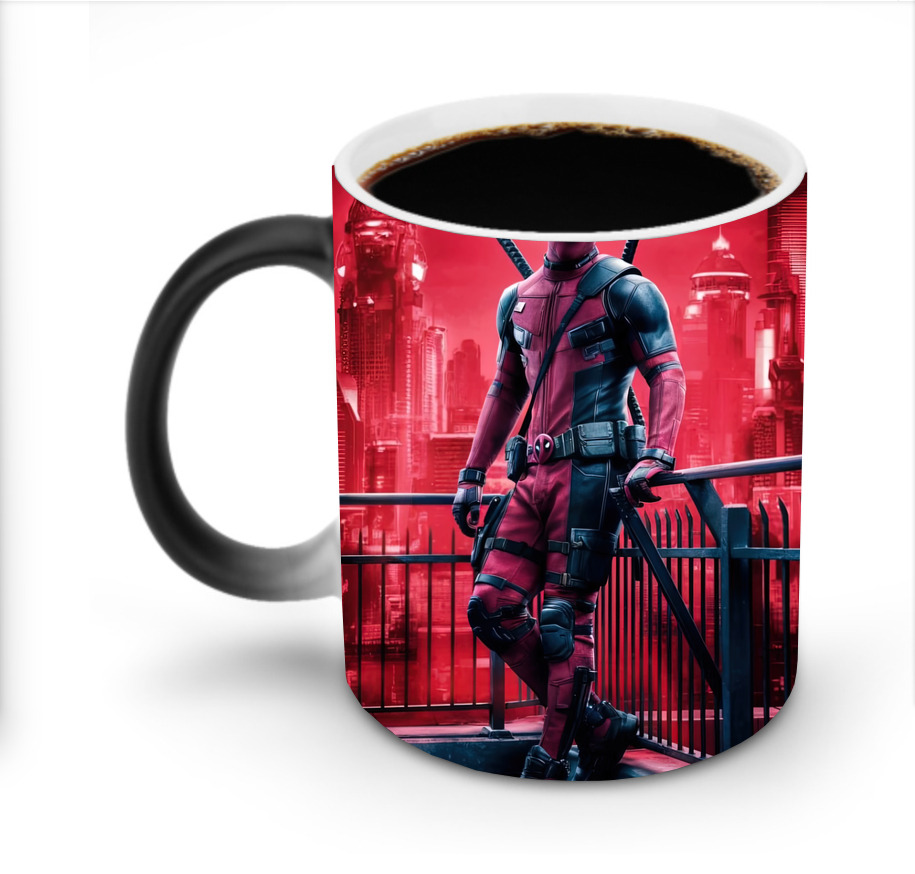 （画像用） Deadpool デッドプール 温度変色マグカップ