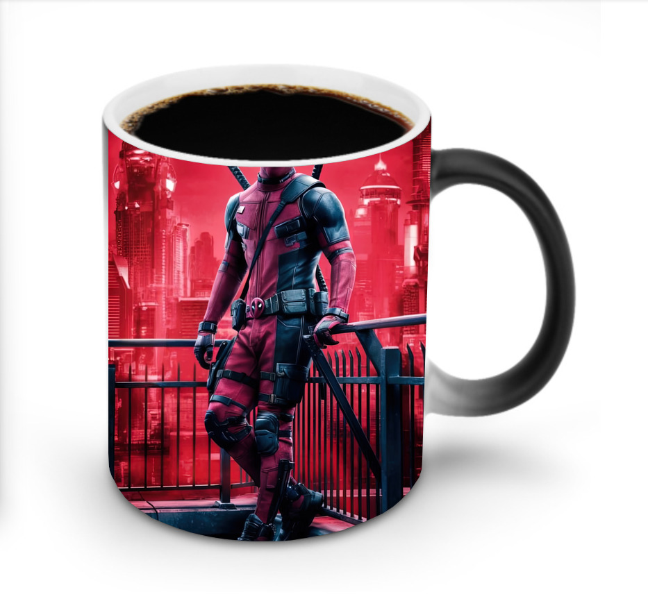 （画像用） Deadpool デッドプール 温度変色マグカップ