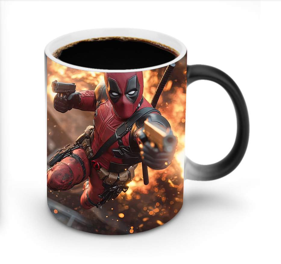 （画像用） Deadpool デッドプール 温度変色マグカップ
