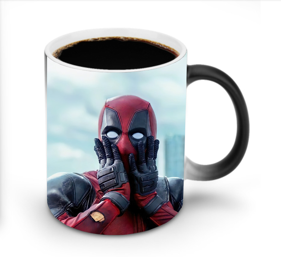 （画像用） Deadpool デッドプール 温度変色マグカップ