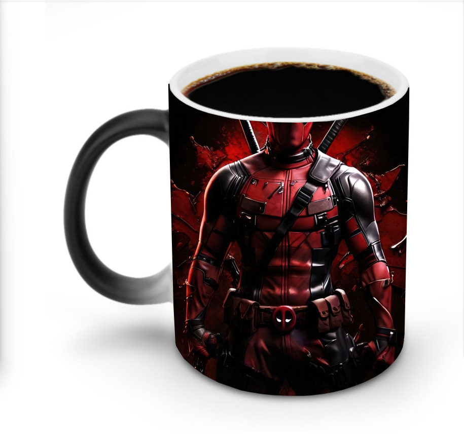 （画像用） Deadpool デッドプール 温度変色マグカップ