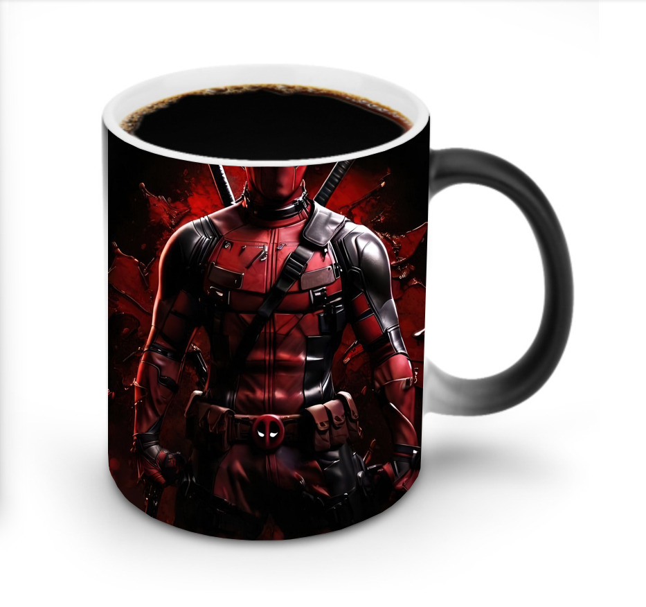 （画像用） Deadpool デッドプール 温度変色マグカップ