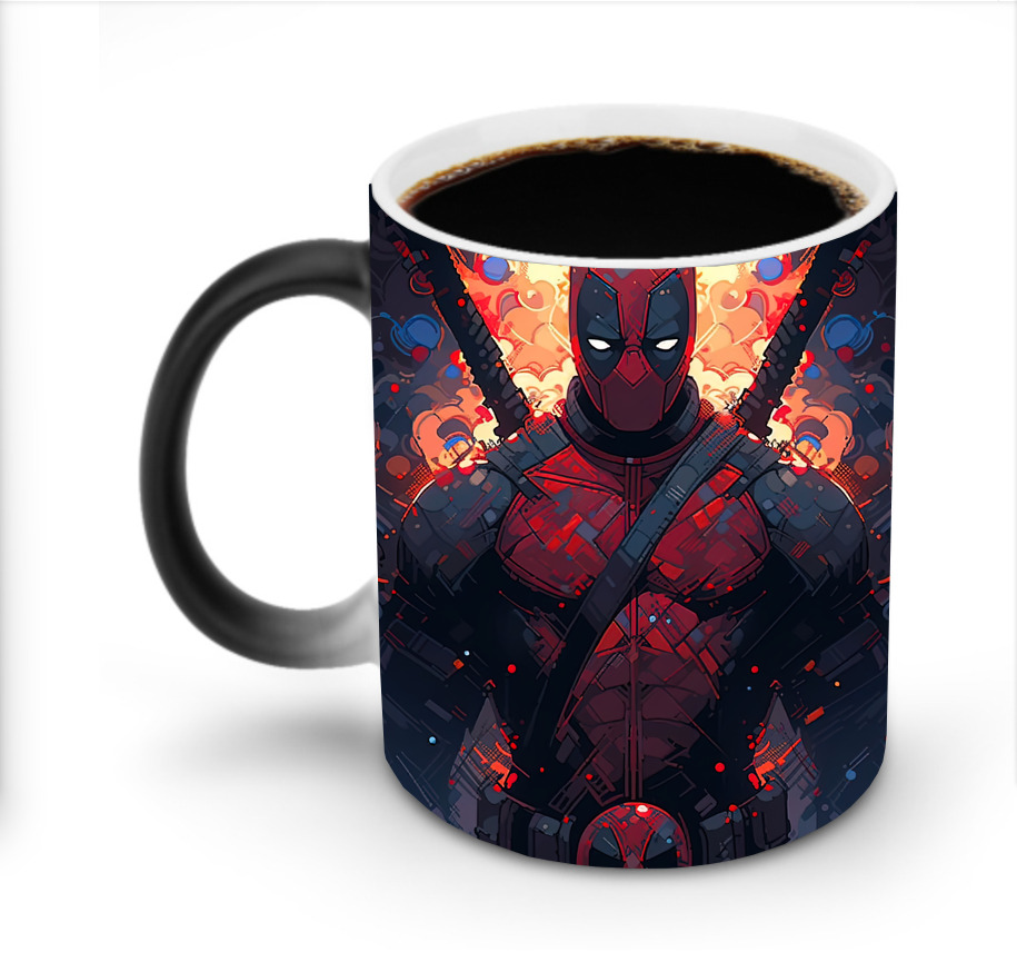（画像用） Deadpool デッドプール 温度変色マグカップ