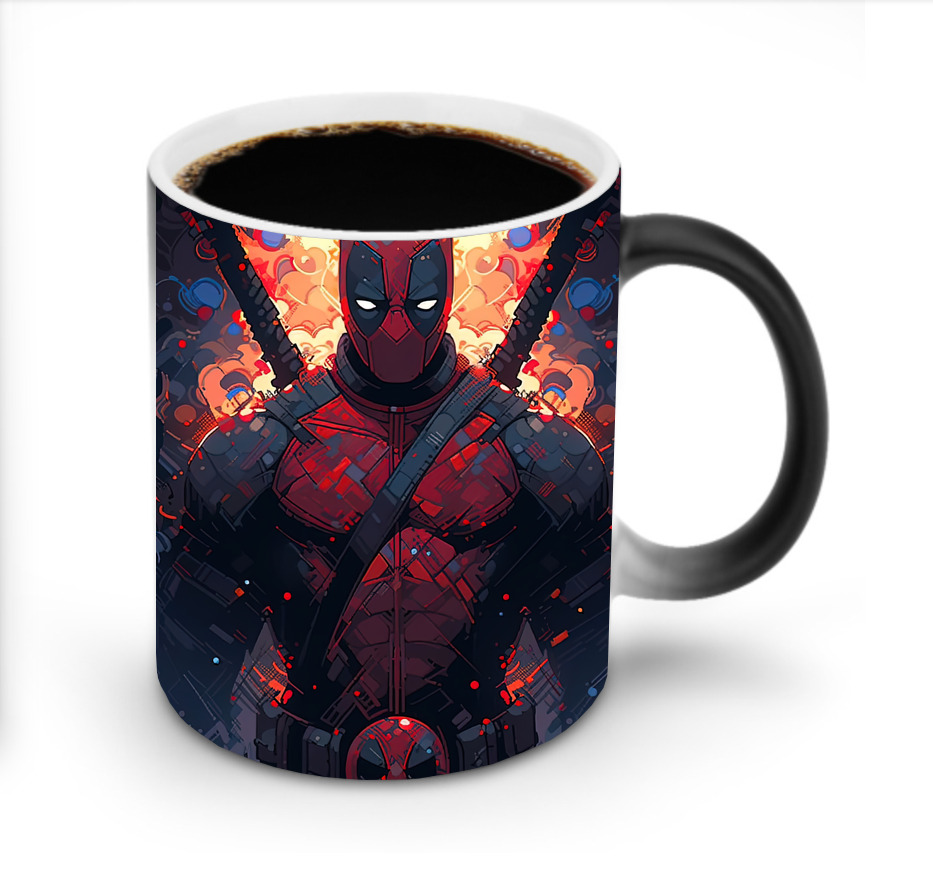 （画像用） Deadpool デッドプール 温度変色マグカップ
