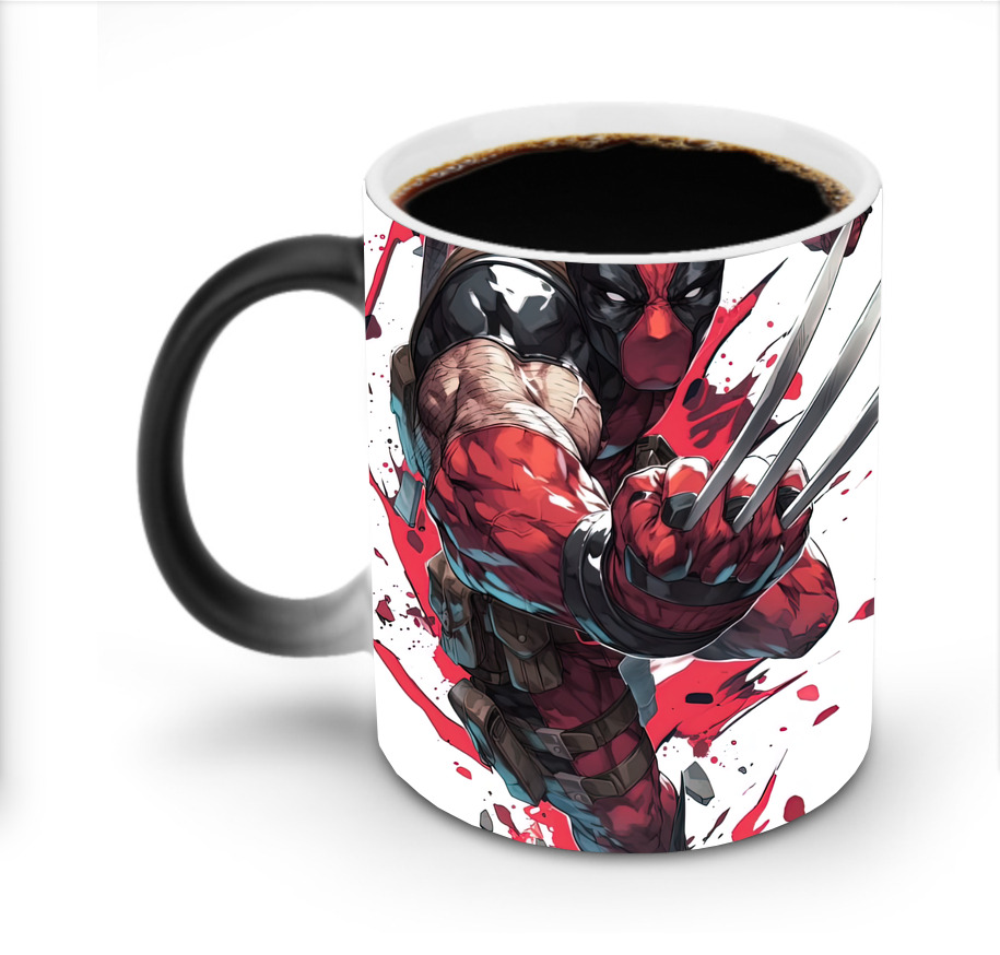 （画像用） Deadpool デッドプール 温度変色マグカップ