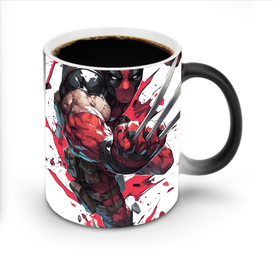 （画像用） Deadpool デッドプール 温度変色マグカップ