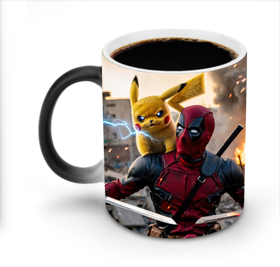 （画像用） Deadpool デッドプール 温度変色マグカップ