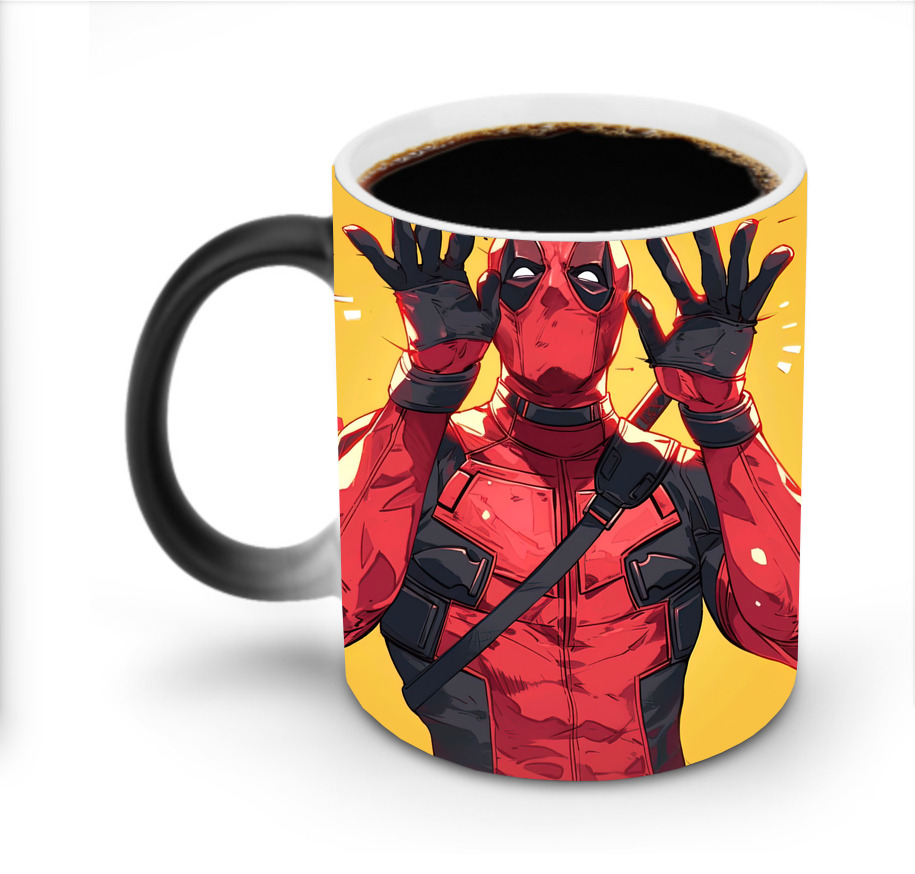（画像用） Deadpool デッドプール 温度変色マグカップ