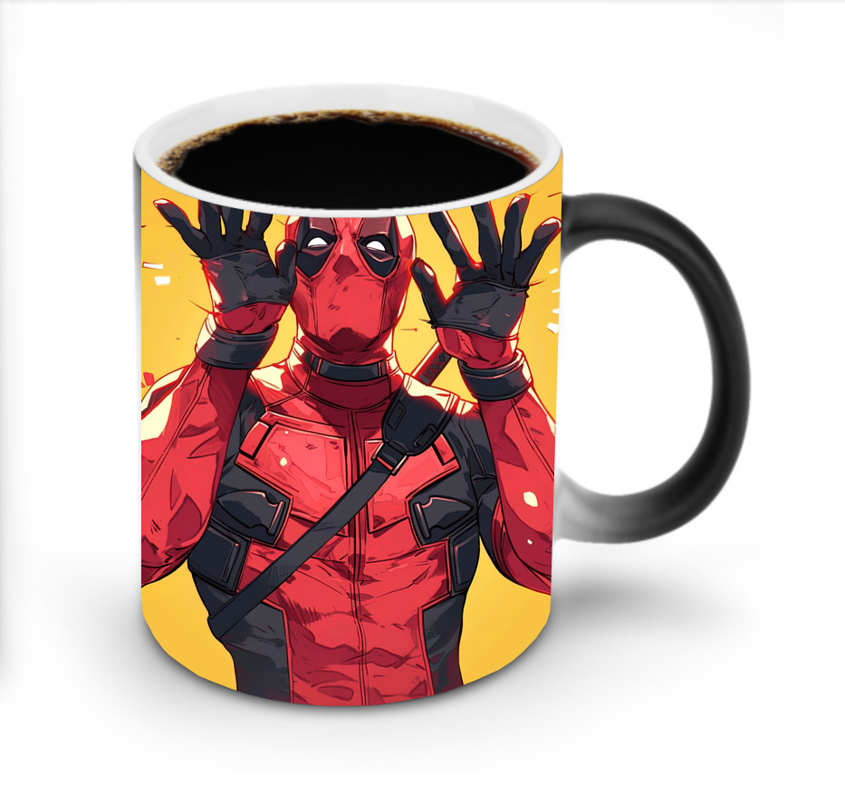 （画像用） Deadpool デッドプール 温度変色マグカップ