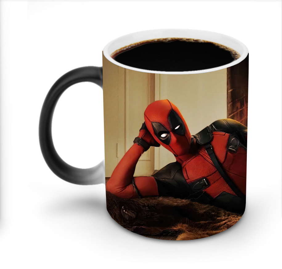 （画像用） Deadpool デッドプール 温度変色マグカップ