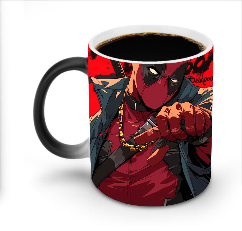 （画像用） Deadpool デッドプール 温度変色マグカップ