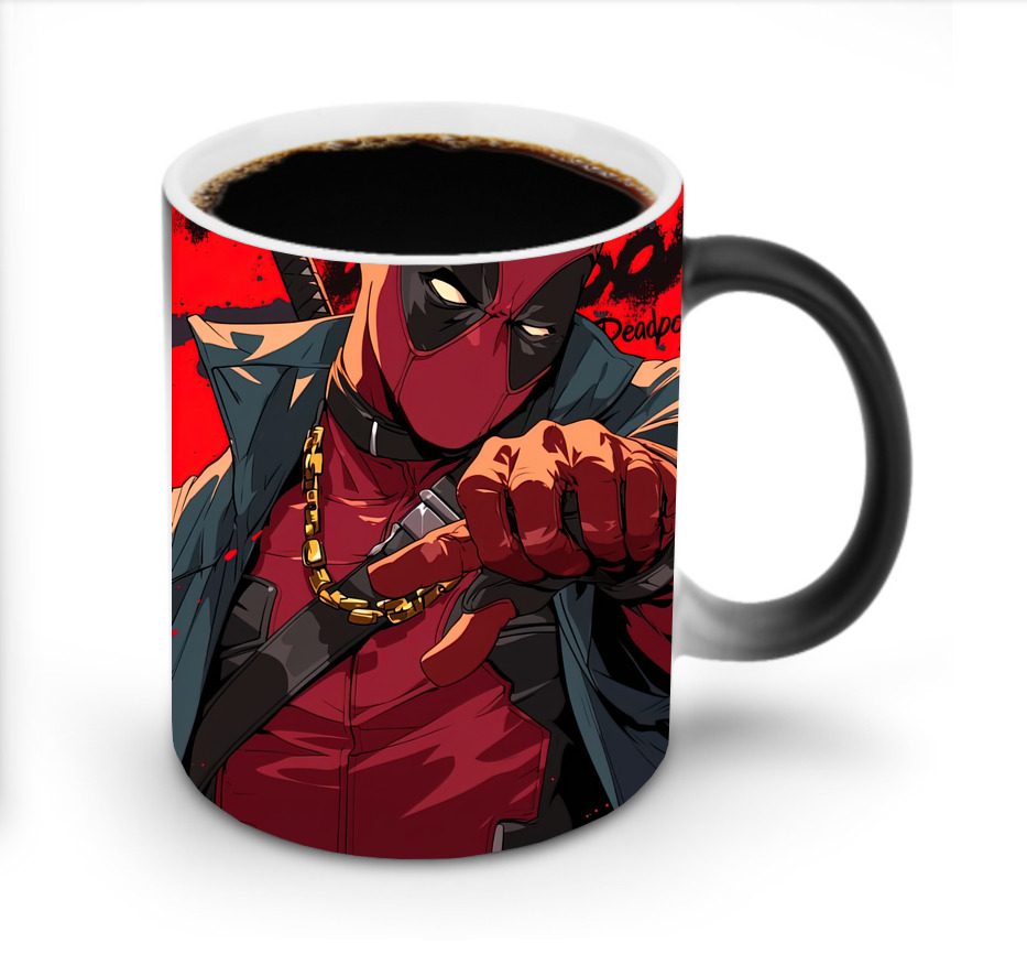 （画像用） Deadpool デッドプール 温度変色マグカップ