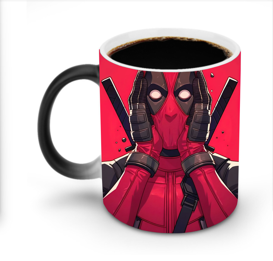（画像用） Deadpool デッドプール 温度変色マグカップ