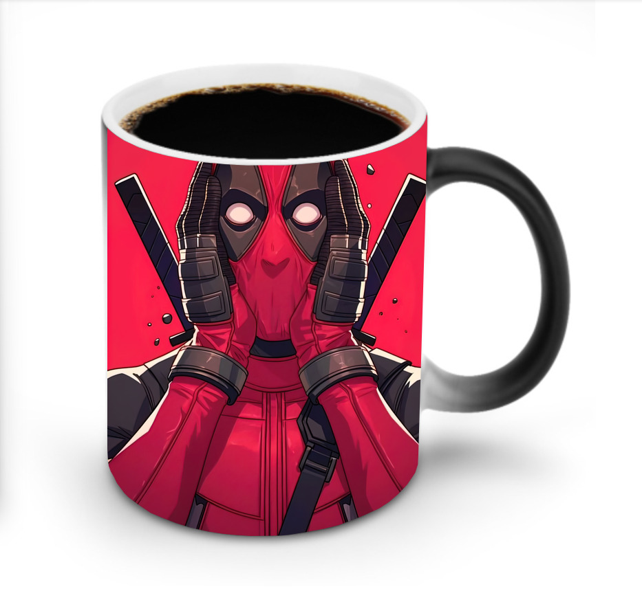 （画像用） Deadpool デッドプール 温度変色マグカップ