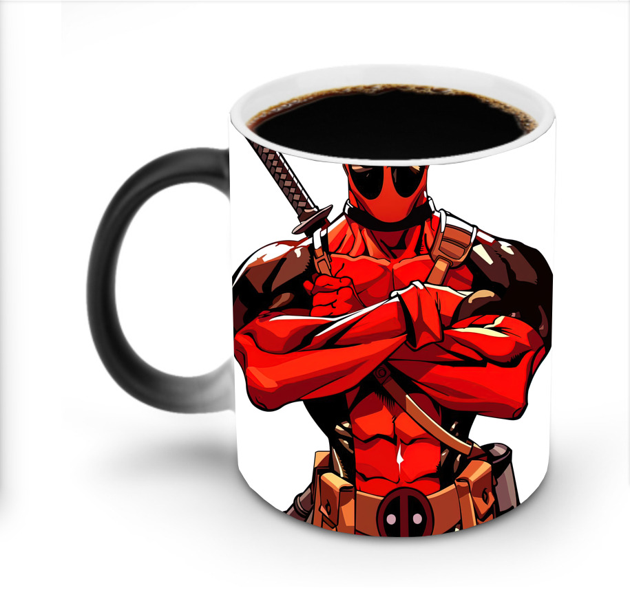 （画像用） Deadpool デッドプール 温度変色マグカップ