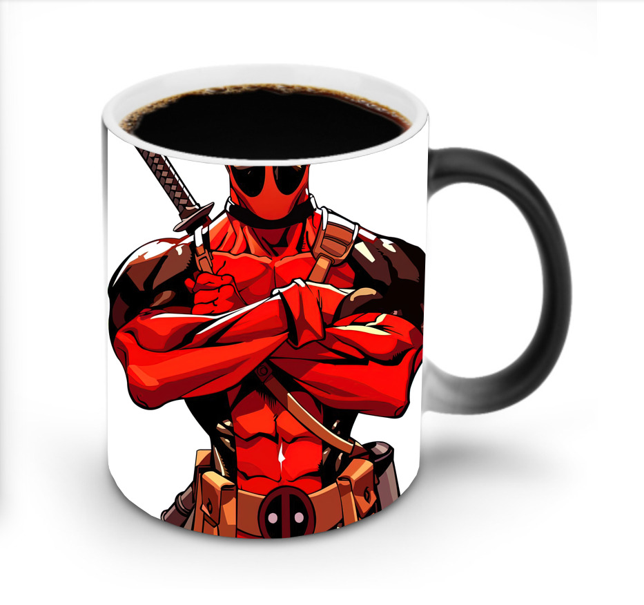 （画像用） Deadpool デッドプール 温度変色マグカップ