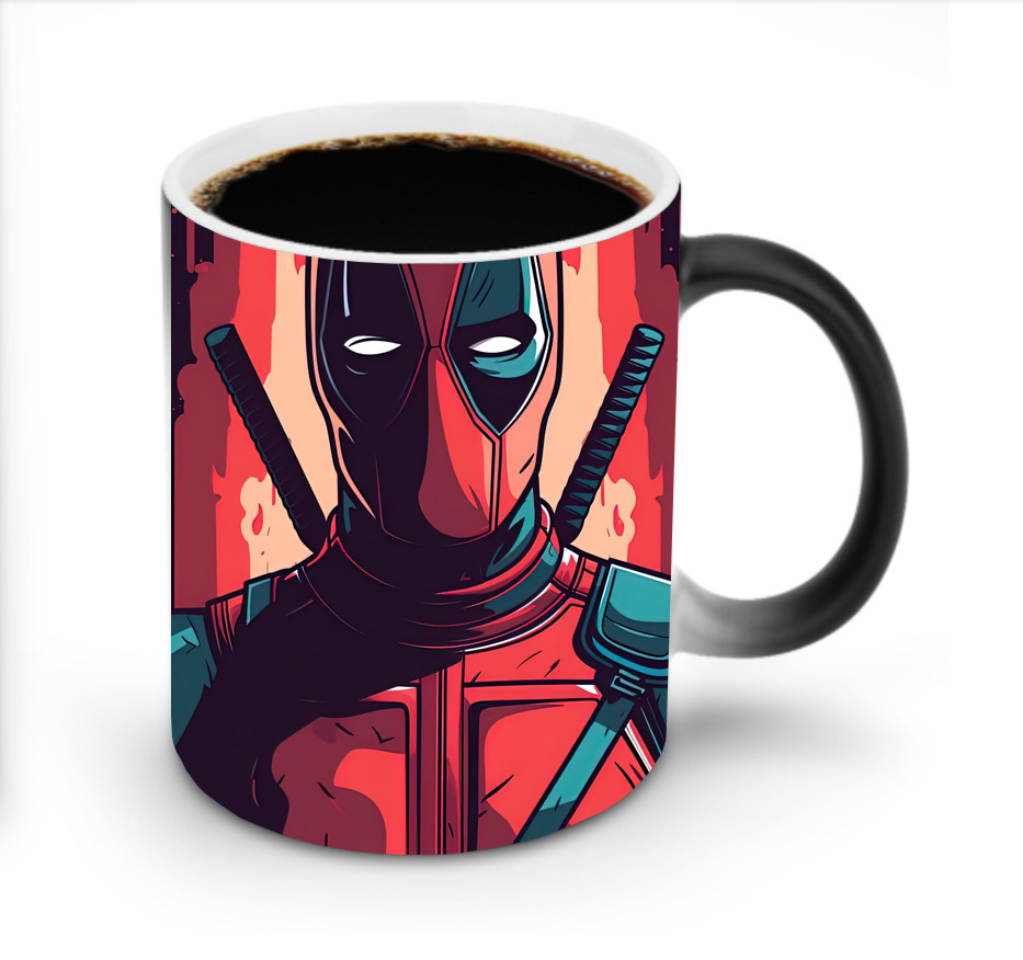 （画像用） Deadpool デッドプール 温度変色マグカップ