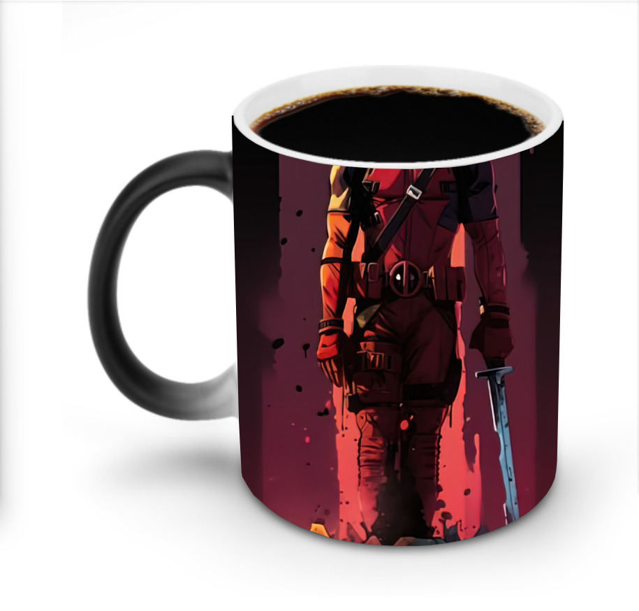 （画像用） Deadpool デッドプール 温度変色マグカップ
