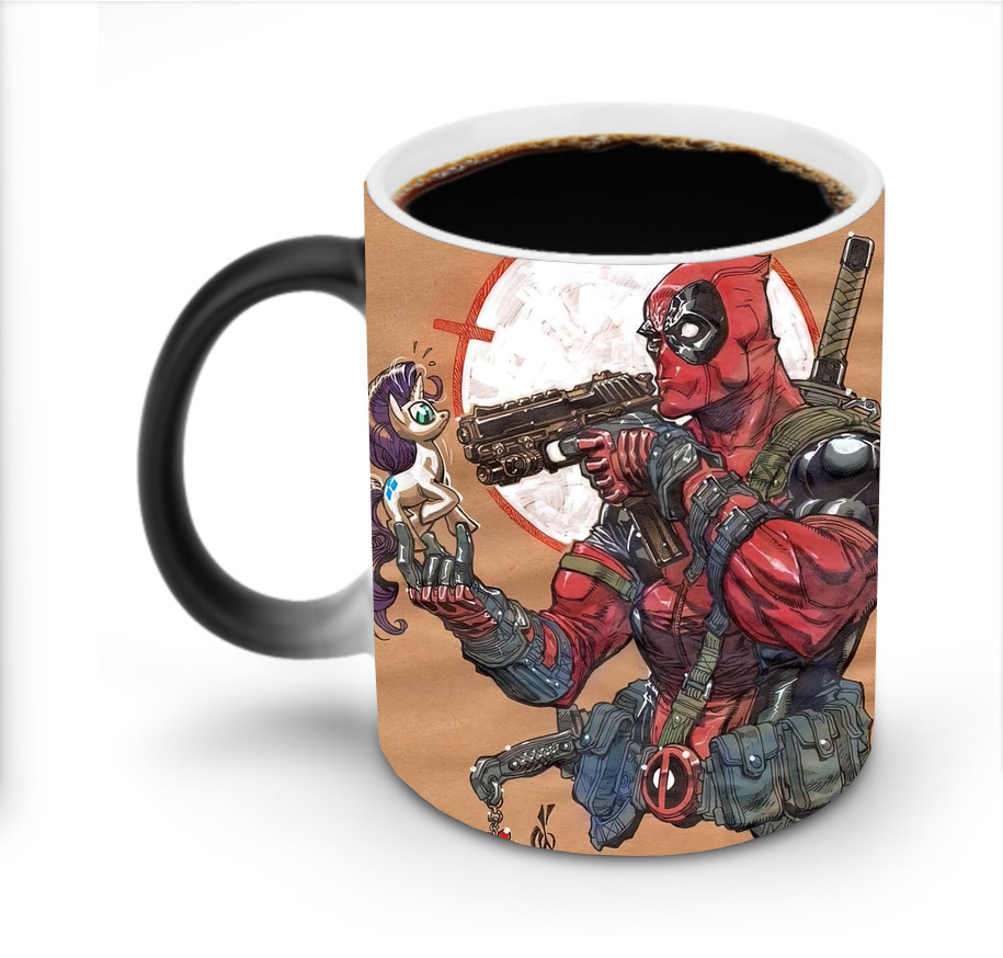 （画像用） Deadpool デッドプール 温度変色マグカップ
